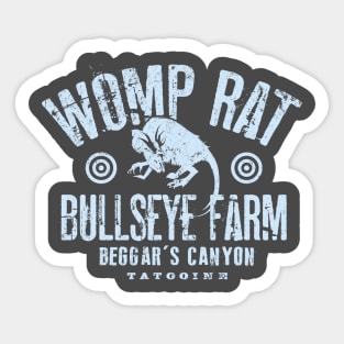 Womp Rat Bullseye Farm Sticker